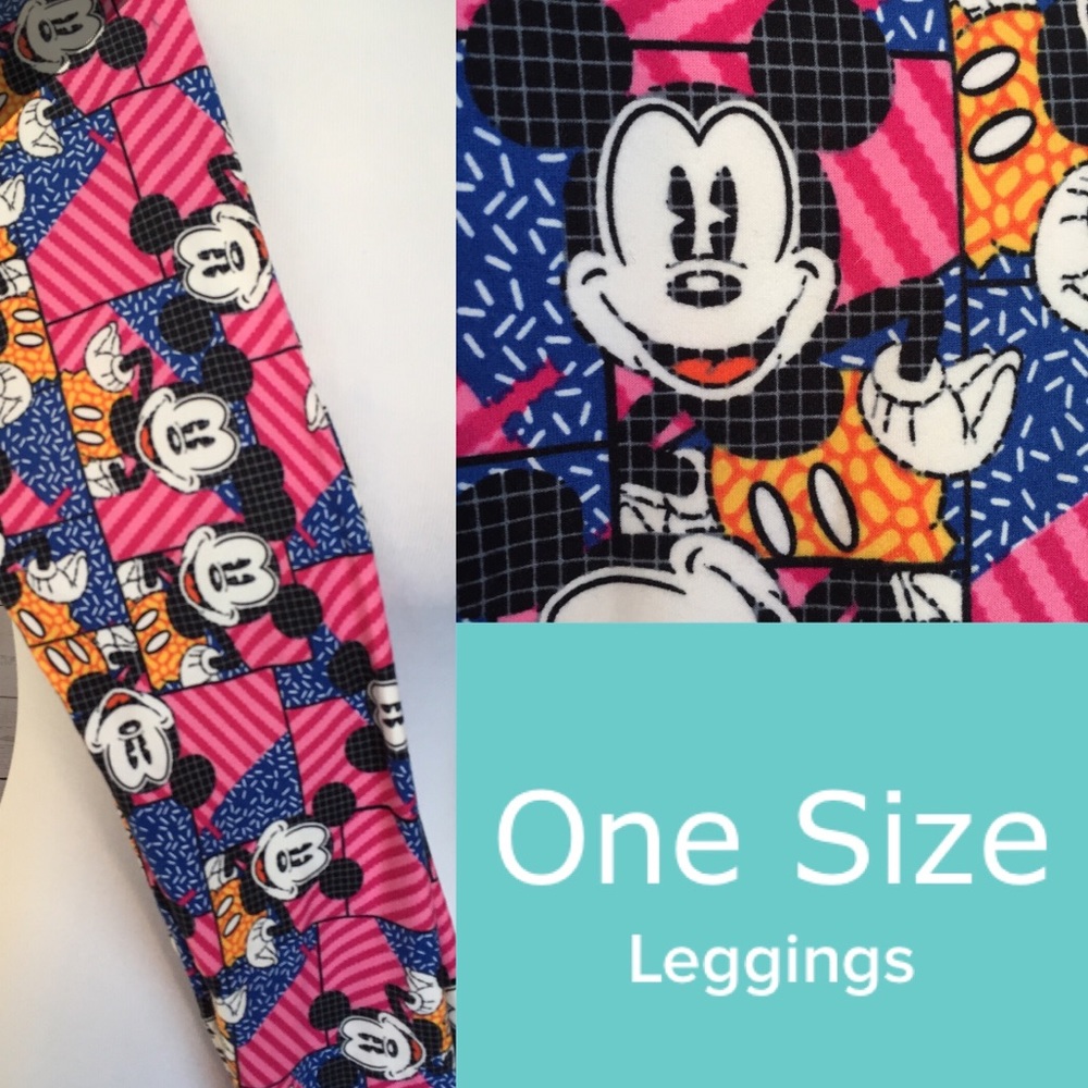 New LuLaRoe DISNEY OS leggings MICKEY